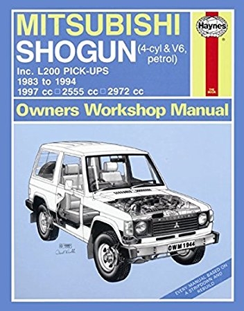 Haynes Manual - Mitsubishi Pajero/Shogun og L200 manual
